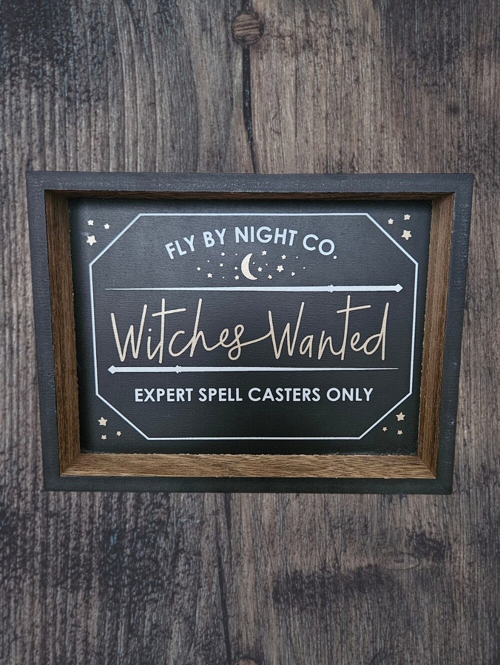 Witches Wanted Black & Gold Halloween Decor